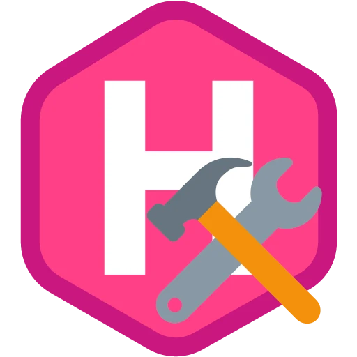hugo logo with a wrench